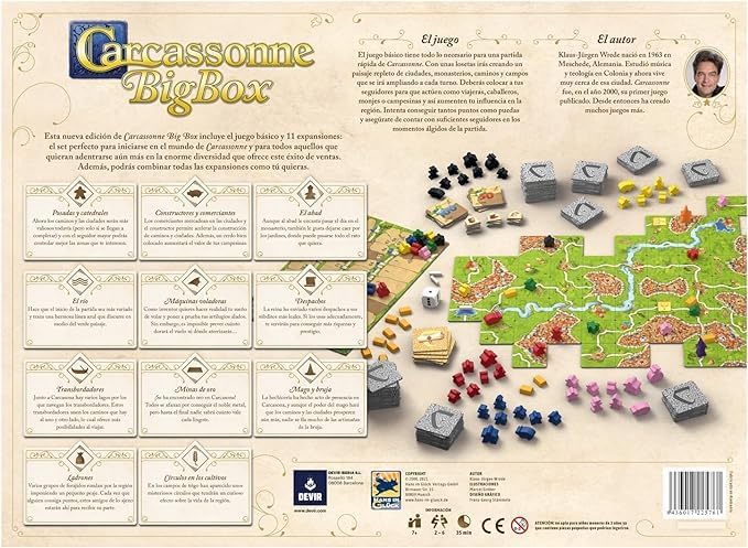 Carcassonne Big Box - Juegos de mesa World